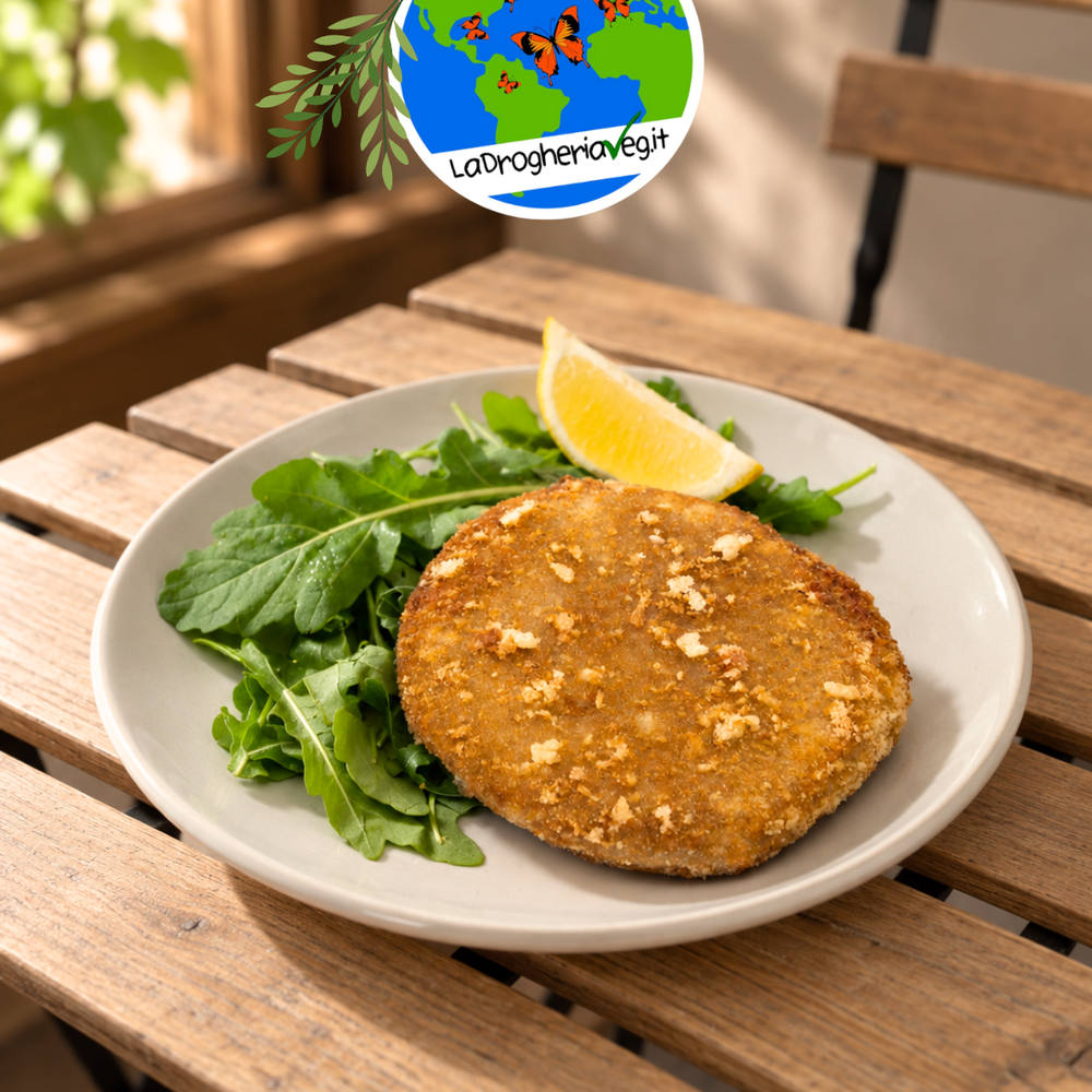 Cordon Bòn vegano con panatura croccante e ripieno vegetale