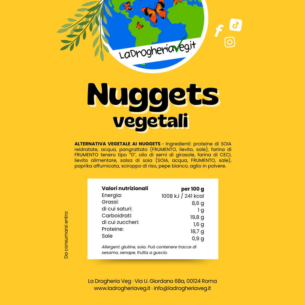 Nuggets vegani di soia