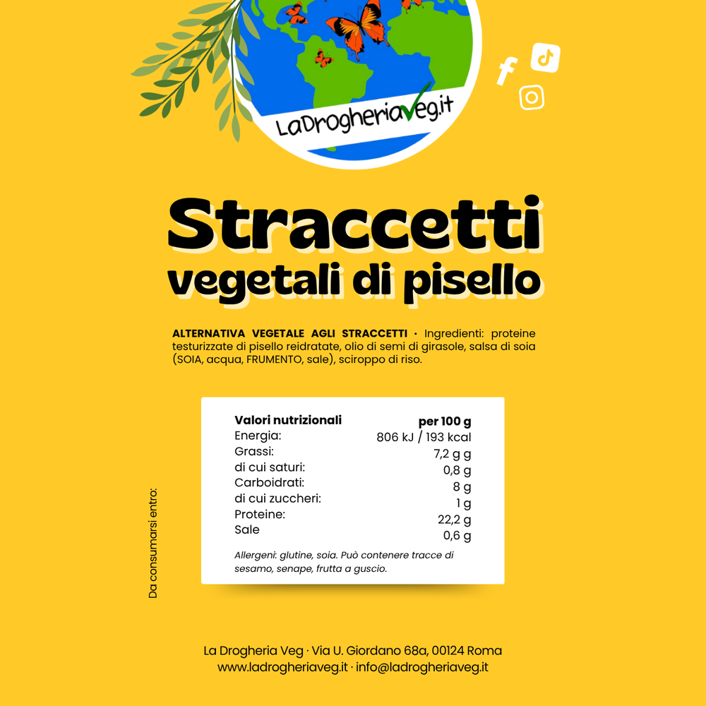 Straccetti Vegetali di Pisello (200 g) - immagine 3